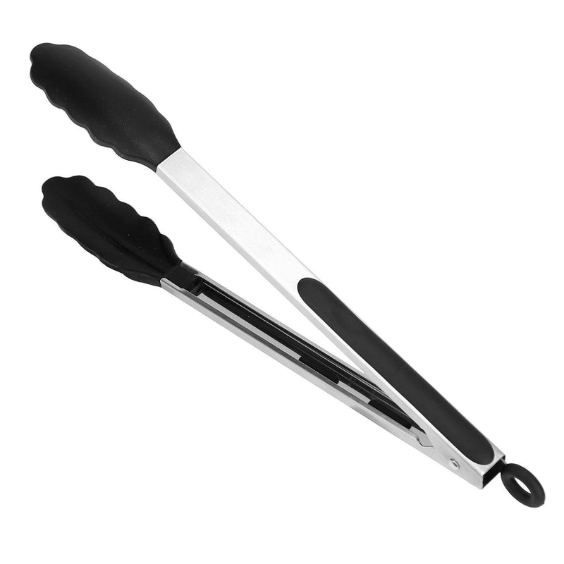 3-Pieces: Kitchen Tongs Stainless Steel with Silicon Kitchen & Dining - DailySale