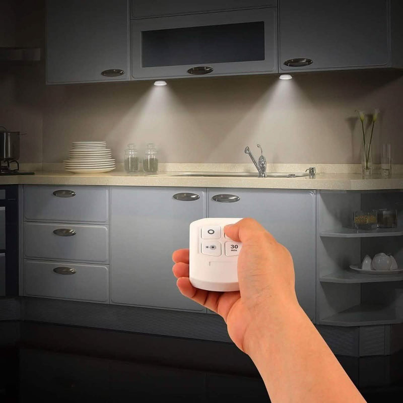 3-Pieces: LED Night Cordless Battery Powered Home Lighting - DailySale