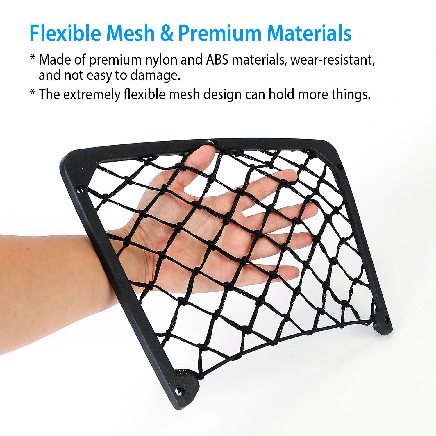 3-Pieces: Mesh Pocket Seat Side Organizer Automotive - DailySale