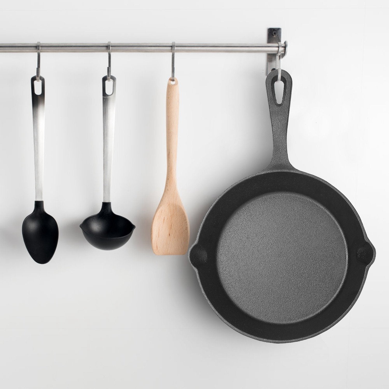 3-Pieces: Pre-Seasoned Cast Iron Skillet Kitchen & Dining - DailySale