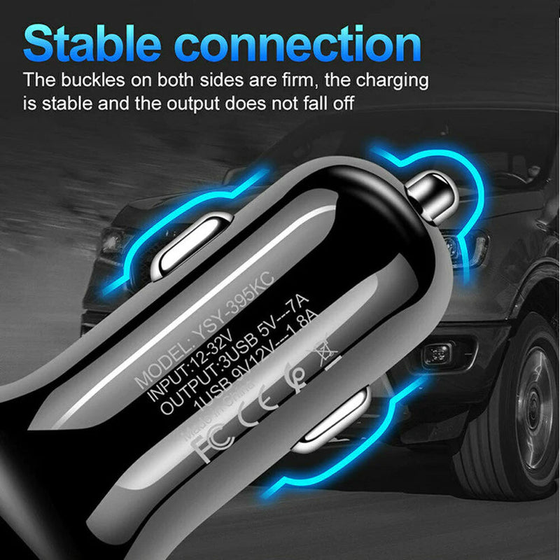 3-Port LED Car Charger Automotive - DailySale