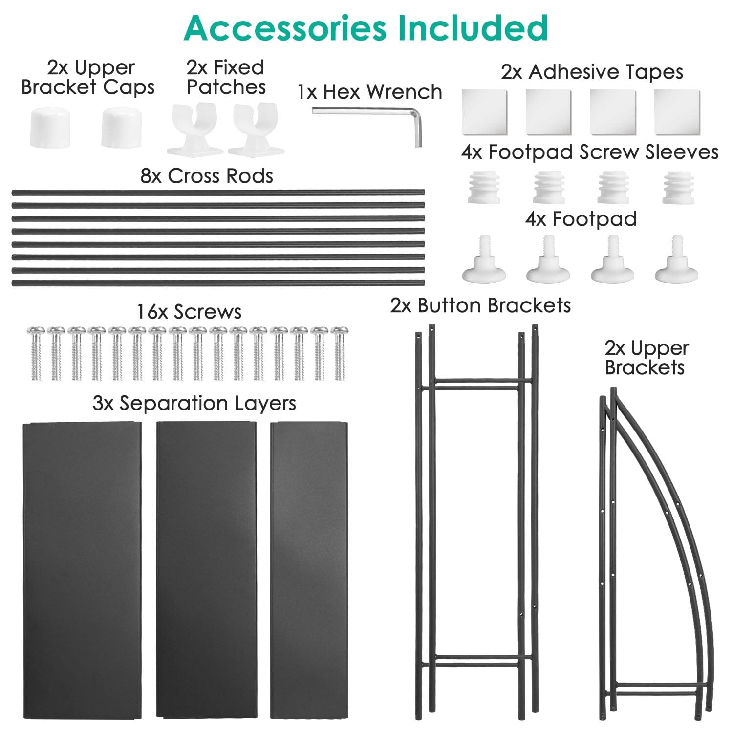 3-Tier Bathroom Over the Toilet Storage Shelf Closet & Storage - DailySale