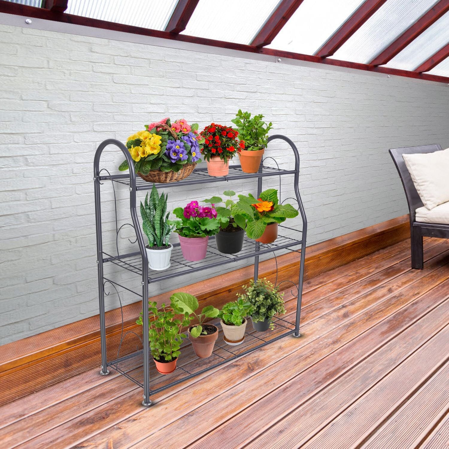 3-Tier Plant Stand Shelf Display Rack Garden & Patio - DailySale