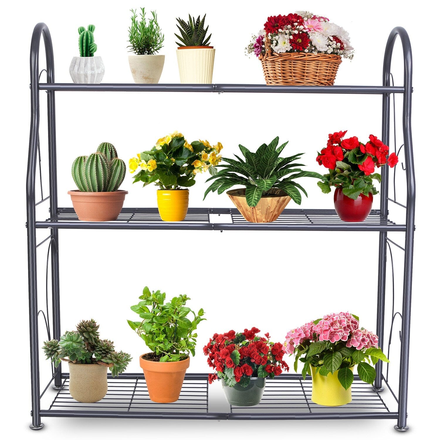 3-Tier Plant Stand Shelf Display Rack Garden & Patio - DailySale