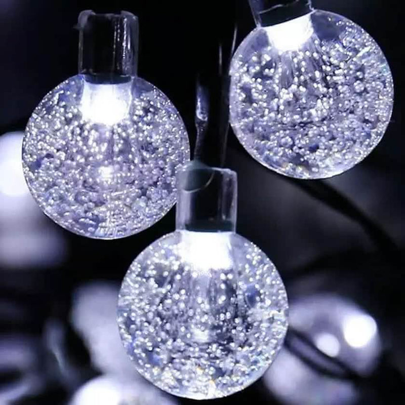 30 LED Solar String Ball Lights Outdoor Waterproof Garden Decor String & Fairy Lights - DailySale