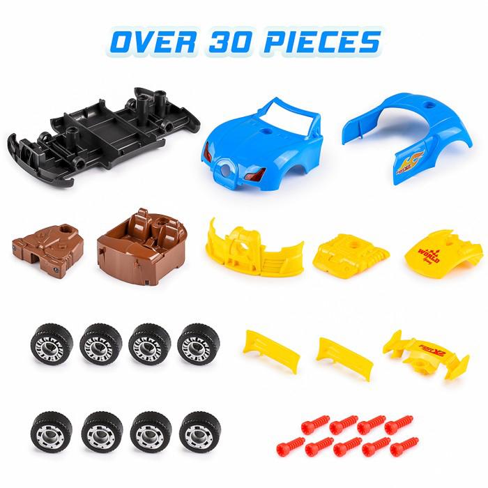 30-Piece: Kids’ Take Apart Racing Car Toy Construction Play Set Toys & Games - DailySale