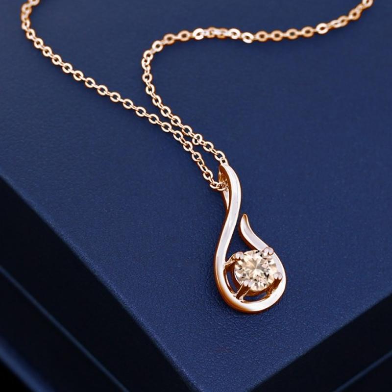 3.00 CTTW Morganite Dangling Drop Harp Shaped Necklace Jewelry - DailySale