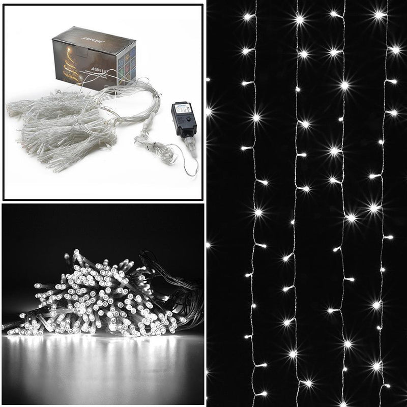 300 LED Curtain Light Safety Voltage Operated - 8 Lighting Modes Lighting & Decor - DailySale