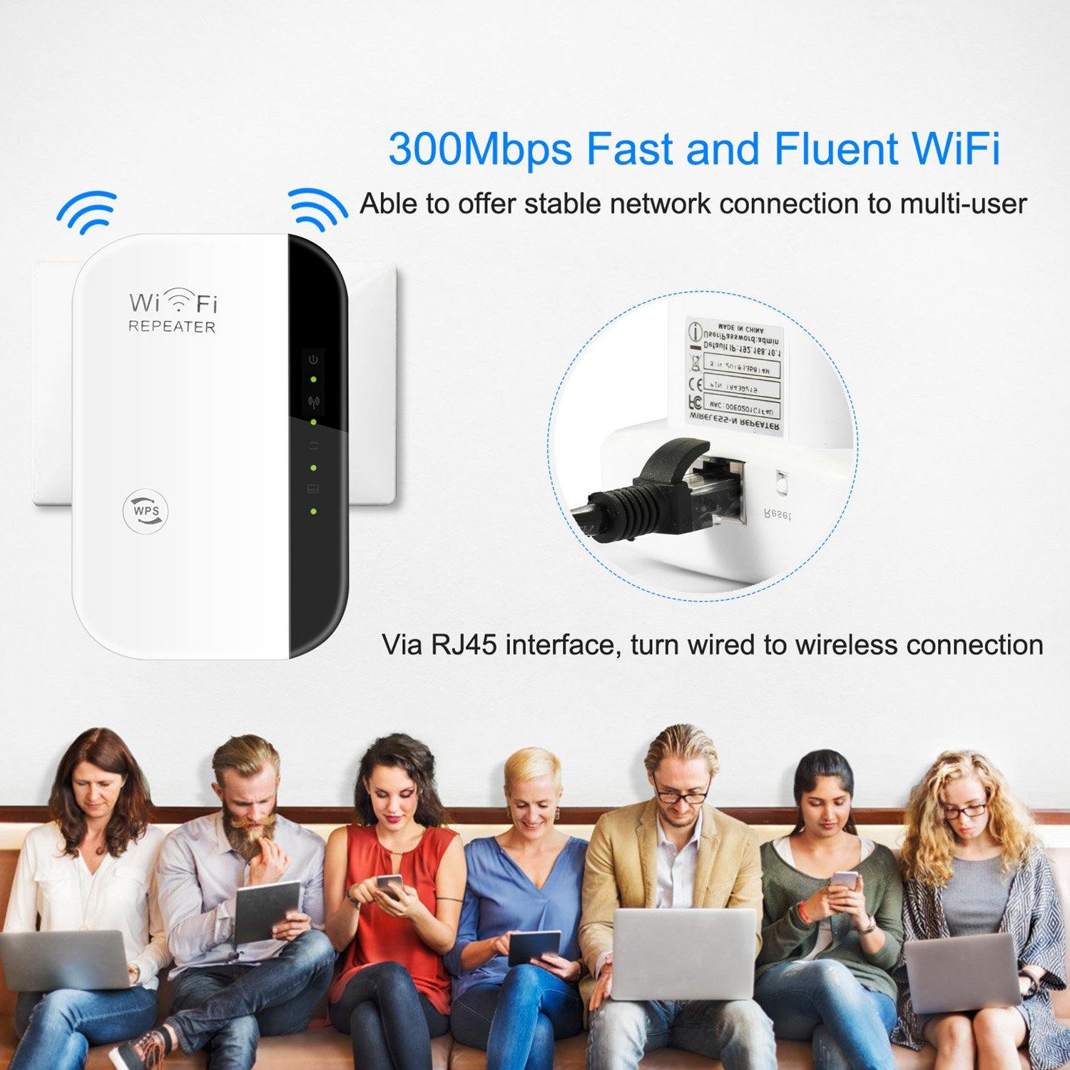 300 Mbps WiFi Repeater Computer Accessories - DailySale