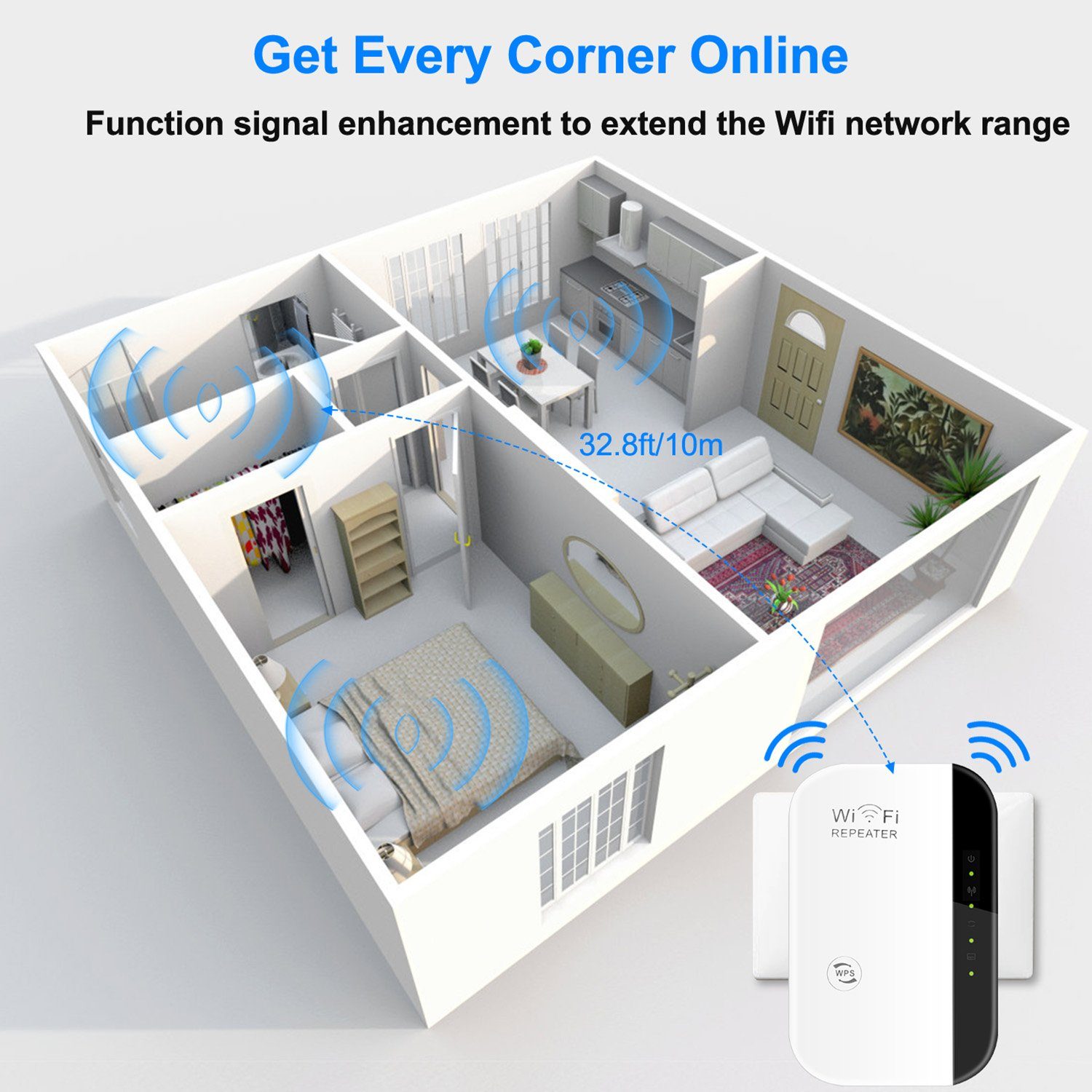 300 Mbps WiFi Repeater Computer Accessories - DailySale