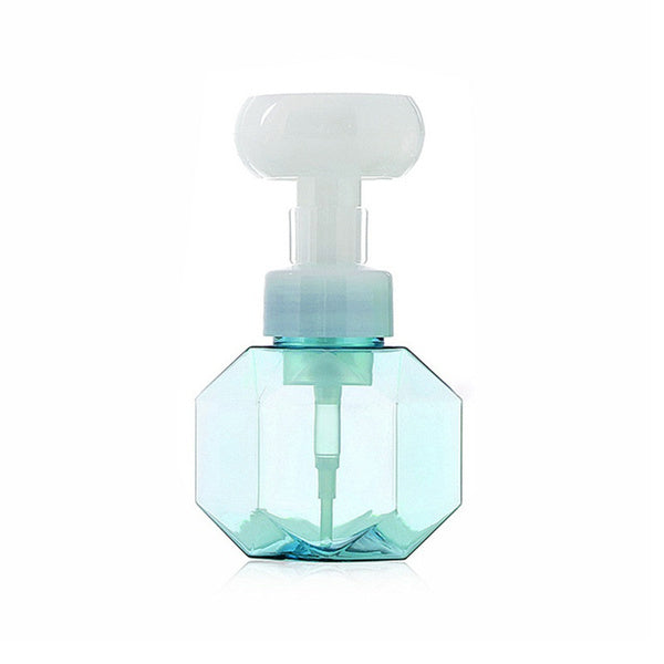 300 ML Flower Shape Liquid Soap Dispenser Bath Blue - DailySale