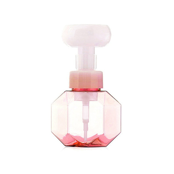 300 ML Flower Shape Liquid Soap Dispenser Bath Pink - DailySale