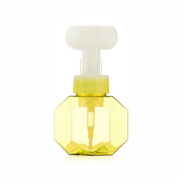 300 ML Flower Shape Liquid Soap Dispenser Bath Yellow - DailySale