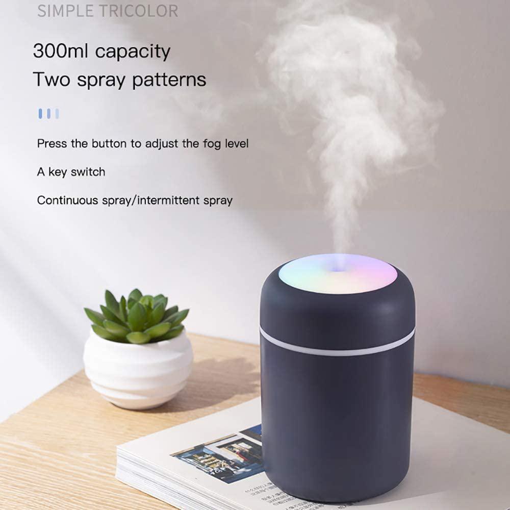 300 ML Humidifier USB Ultrasonic Dazzle Cup Aroma Diffuser Cool Mist Maker Wellness - DailySale