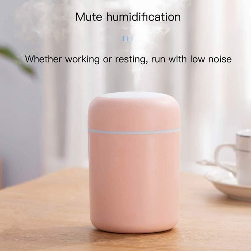 300 ML Humidifier USB Ultrasonic Dazzle Cup Aroma Diffuser Cool Mist Maker Wellness - DailySale