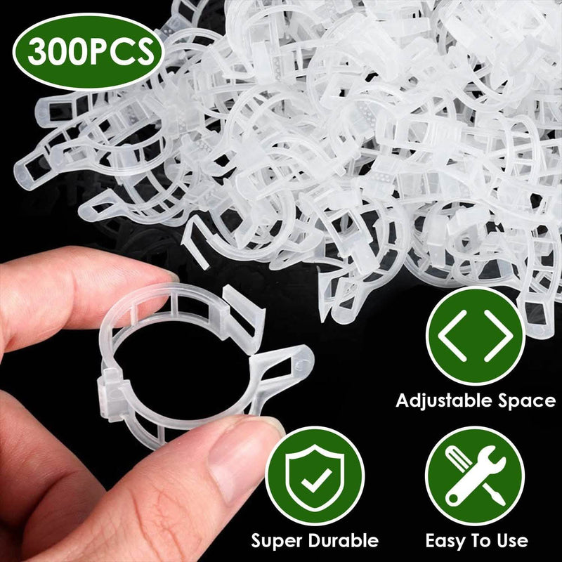 300-Pieces: Garden Plant Support Clips Garden & Patio - DailySale