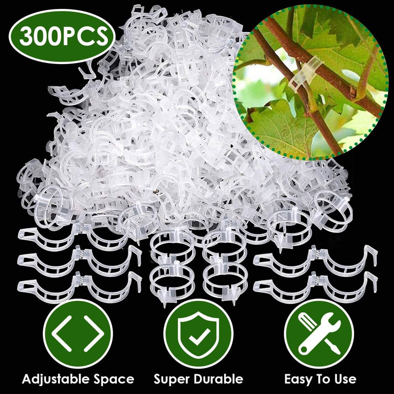 300-Pieces: Garden Plant Support Clips Garden & Patio - DailySale