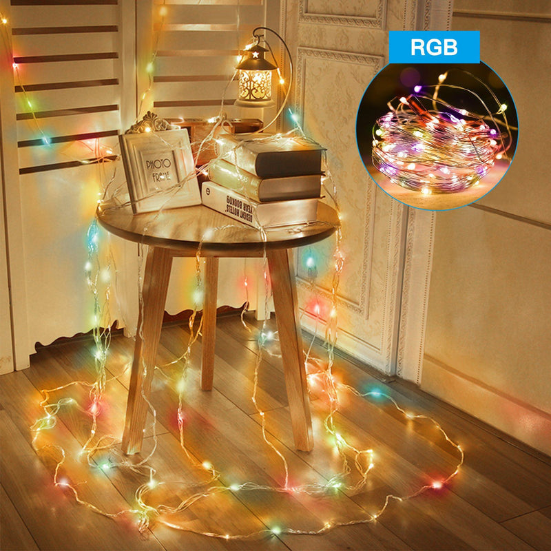 300LED USB RGB Color Waterproof String Lights with Remote Control Lighting & Decor - DailySale