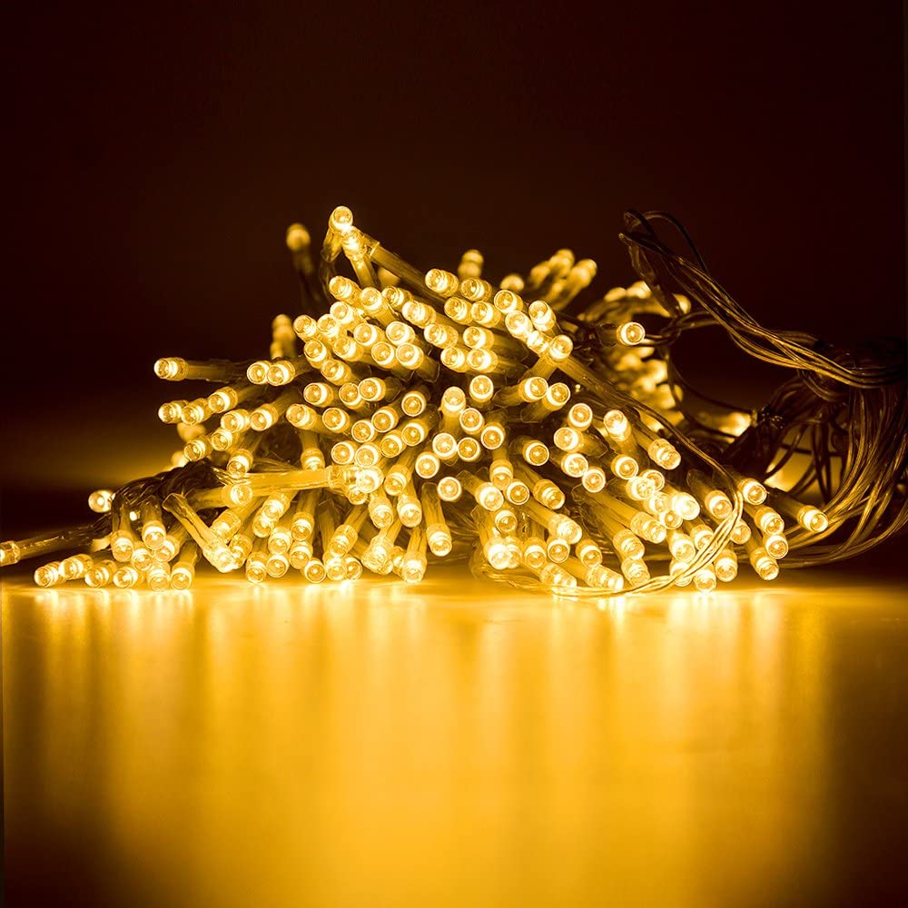 300LED Warm White Starry Fairy String Curtain Light String & Fairy Lights - DailySale