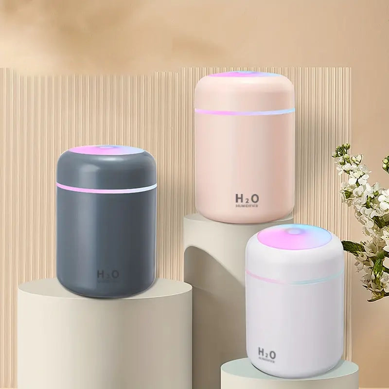 300ml Mini Portable Humidifier Ultra Quiet Aromatherapy Essential Oil Wellness - DailySale