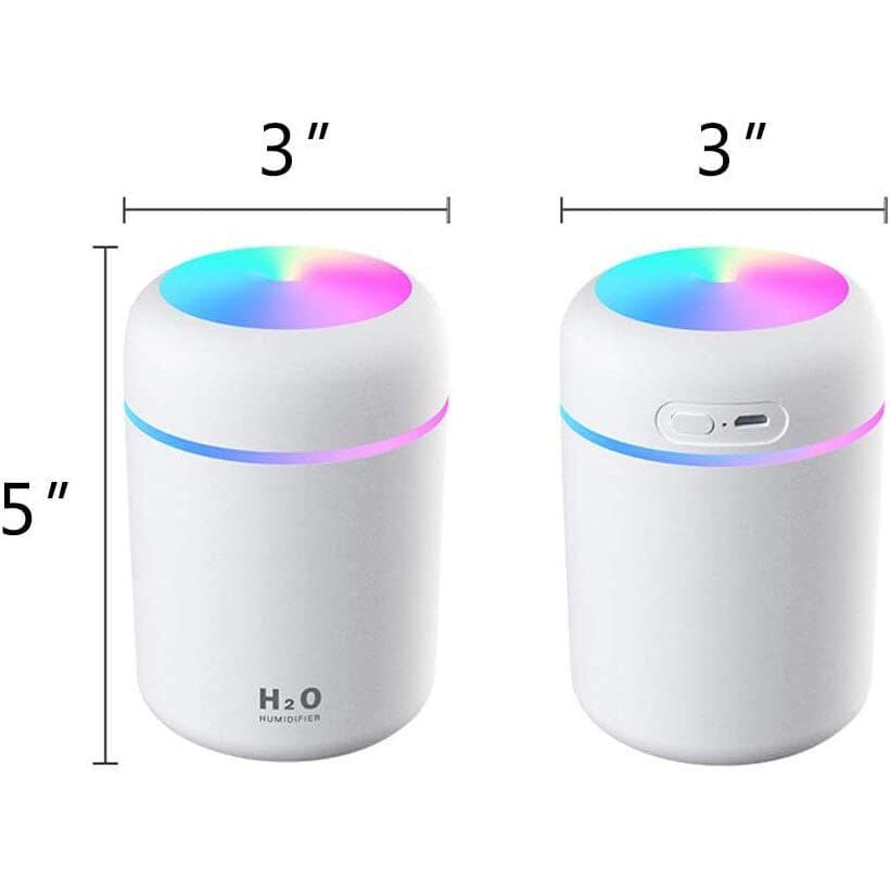 300ml Mini Portable Humidifier Ultra Quiet Aromatherapy Essential Oil Wellness - DailySale