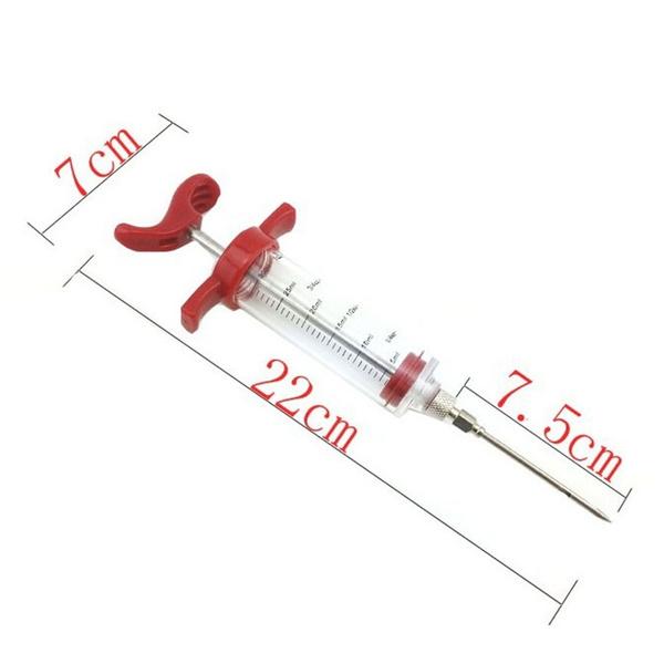 30ml BBQ Meat Marinade Sauce Seasoning Syringe Injector Kitchen & Dining - DailySale