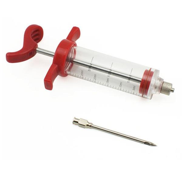 30ml BBQ Meat Marinade Sauce Seasoning Syringe Injector Kitchen & Dining - DailySale