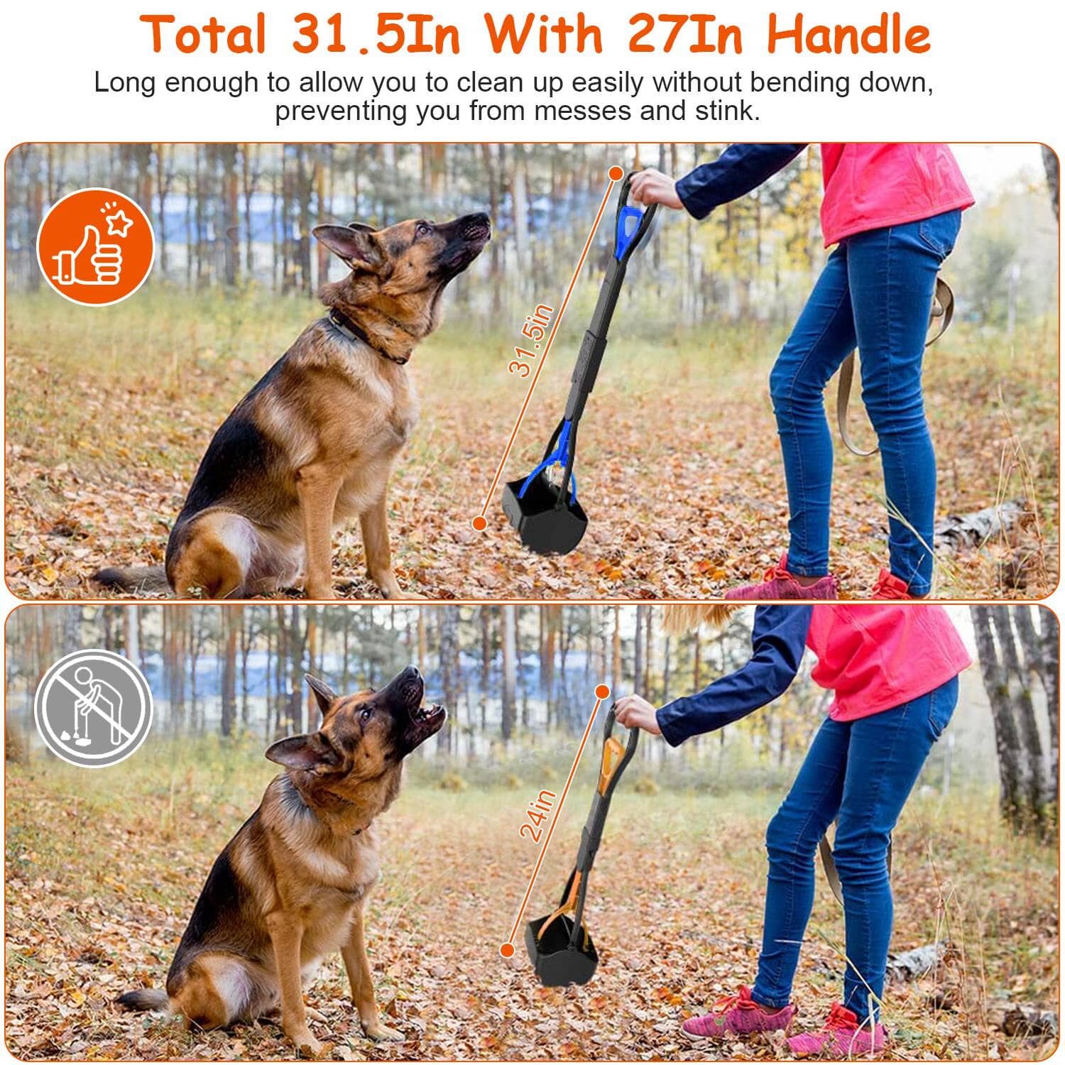 31.5-Inch Pet Pooper Scooper Pet Supplies - DailySale