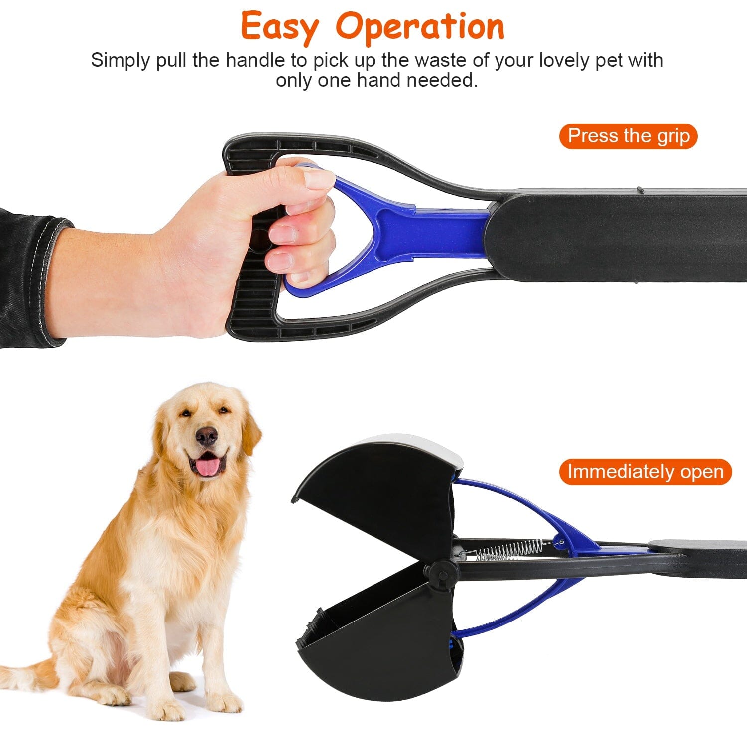 31.5-Inch Pet Pooper Scooper Pet Supplies - DailySale