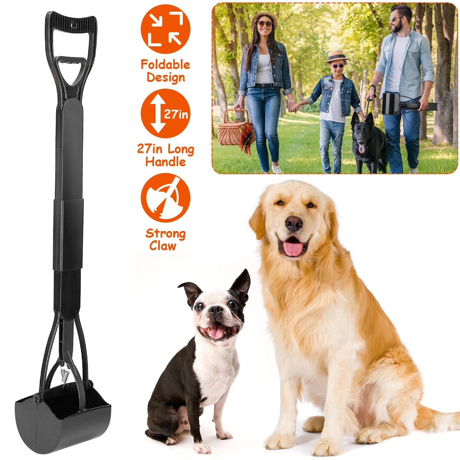 31.5-Inch Pet Pooper Scooper Pet Supplies - DailySale