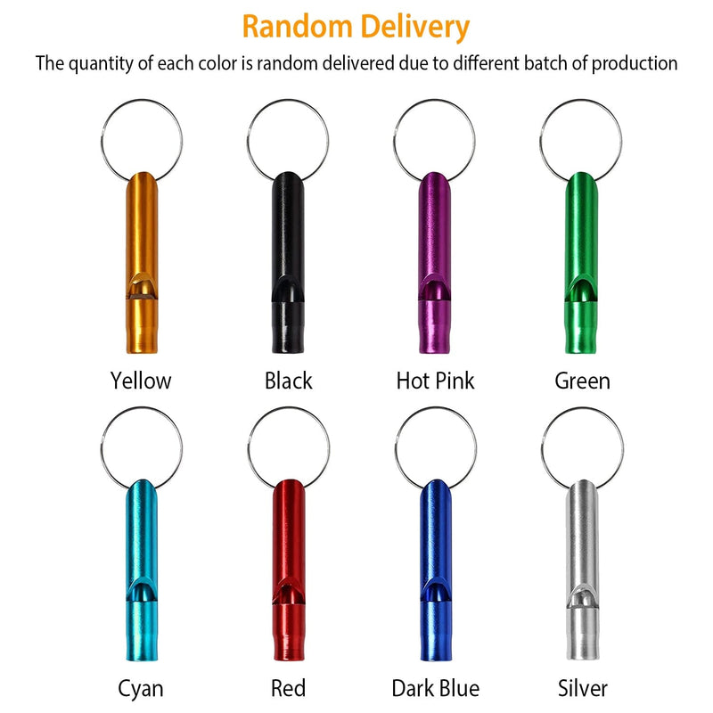 35-Pieces: Emergency Whistle Extra Loud with Key Chain Ring Sports & Outdoors - DailySale