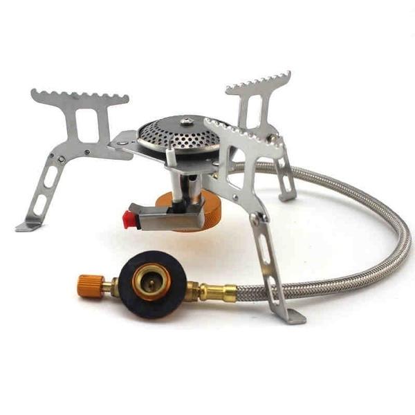 3500W Portable Foldable Outdoor Camping Picnic Gas Burner Steel Stove Sports & Outdoors - DailySale