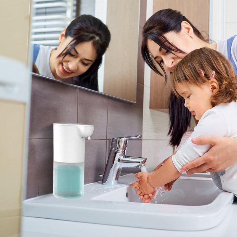 350ml Automatic Foam Soap Dispenser Rechargeable Touchless Bath - DailySale