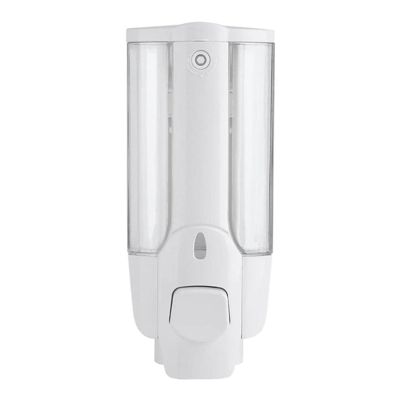 350ml Soap Dispenser Manual Soap Dispenser Wall Mount Home Essentials White - DailySale