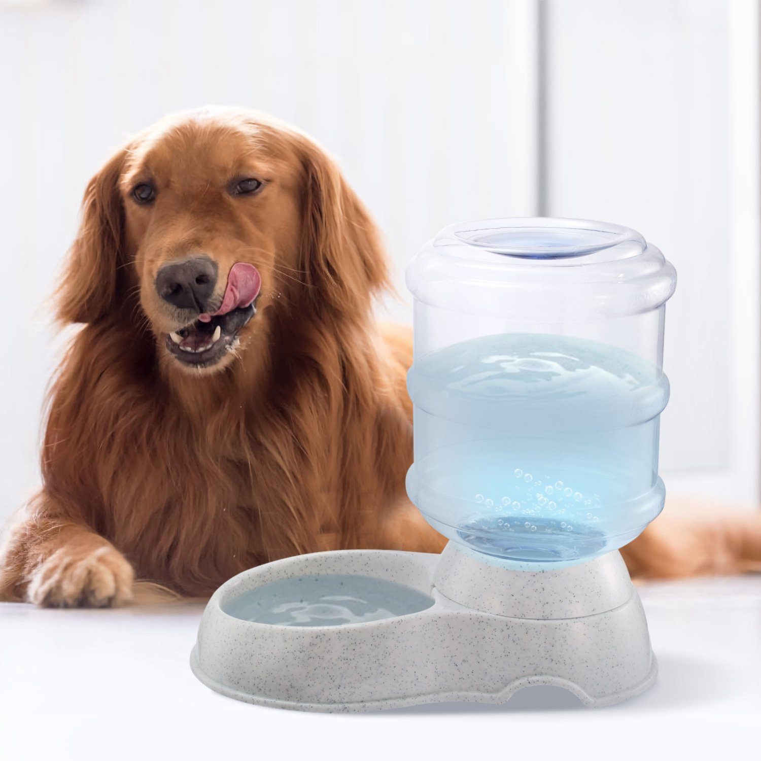 3.5L/1 Gal Pet Water Dispenser Self-Dispensing Pet Supplies - DailySale