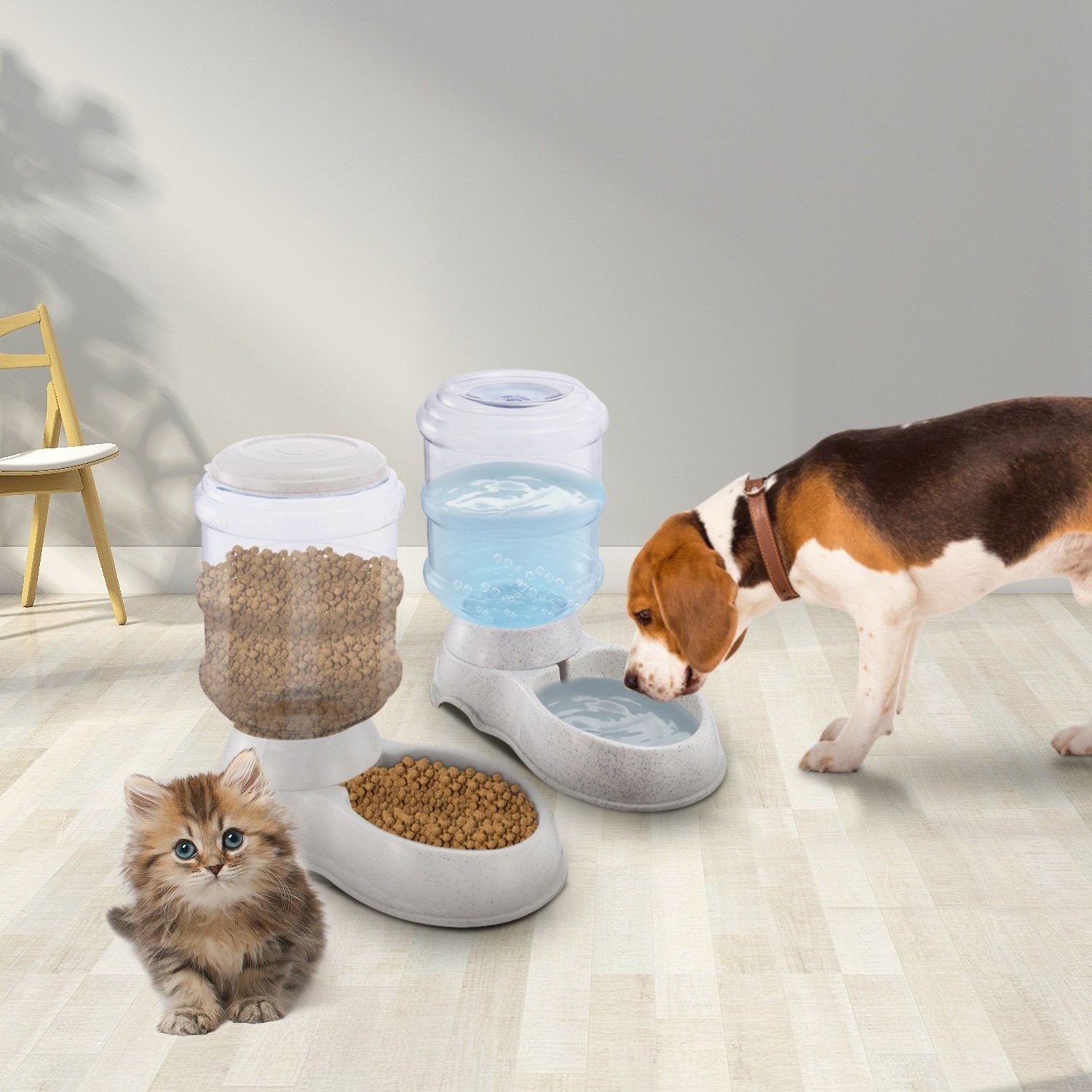 3.5L/1 Gal Pet Water Dispenser Self-Dispensing Pet Supplies - DailySale