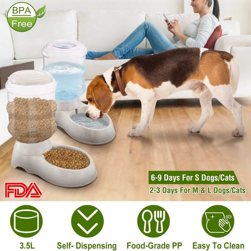 3.5L/1 Gal Pet Water Dispenser Self-Dispensing Pet Supplies - DailySale