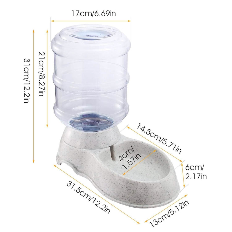 3.5L/1 Gal Pet Water Dispenser Self-Dispensing Pet Supplies - DailySale