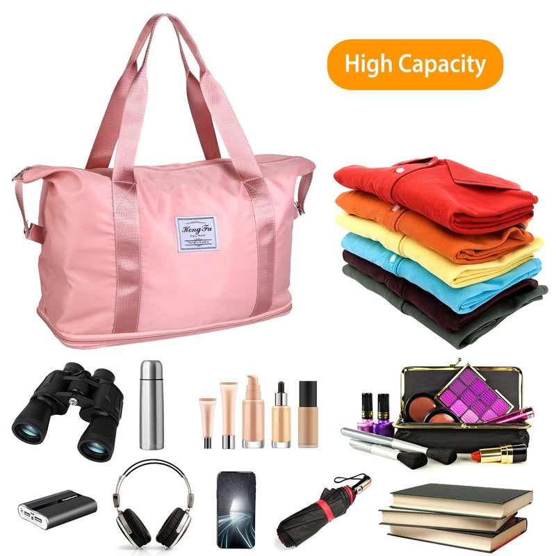 35L/9.2Gal Shoulder Travel Duffle Bag with Luggage Sleeve Bags & Travel - DailySale