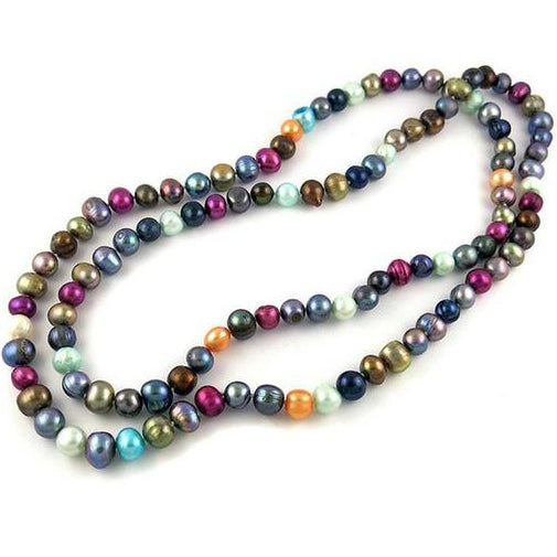 36" Freshwater Pearl Endless Necklace Necklaces - DailySale