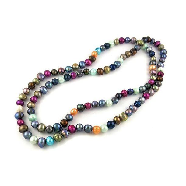 36" Freshwater Pearl Endless Necklace Necklaces - DailySale
