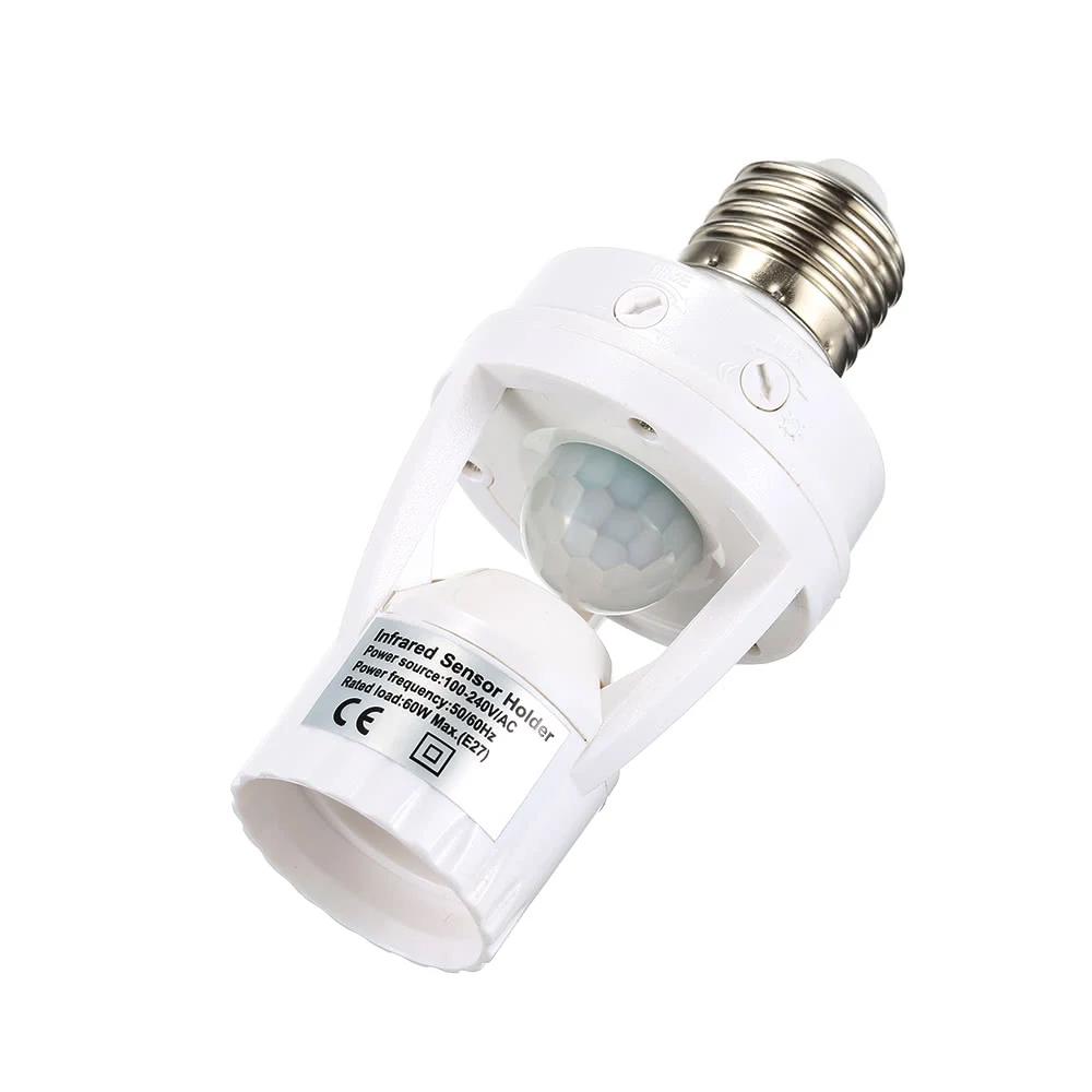 360 Degree Detection PIR Infrared Motion Sensor E27 LED Light Indoor Lighting - DailySale