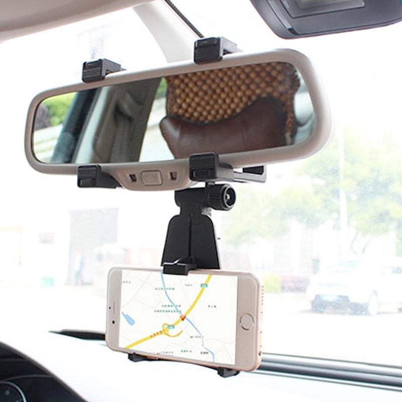 360-Degree Rear View Mirror Phone Holder Automotive - DailySale