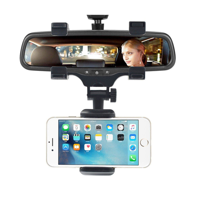 360-Degree Rear View Mirror Phone Holder Automotive - DailySale