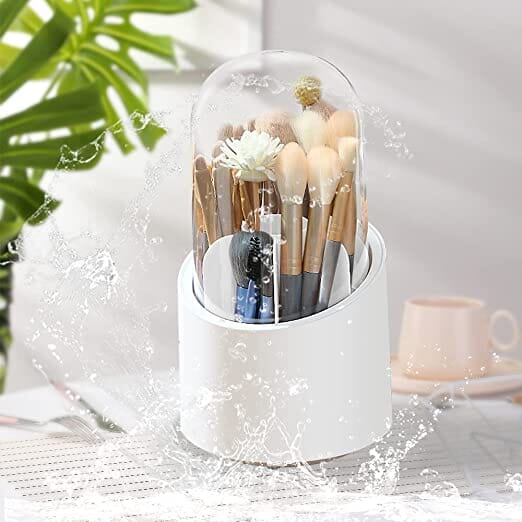 360-Degree Rotating Dustproof Makeup Brush Organizer Beauty & Personal Care - DailySale