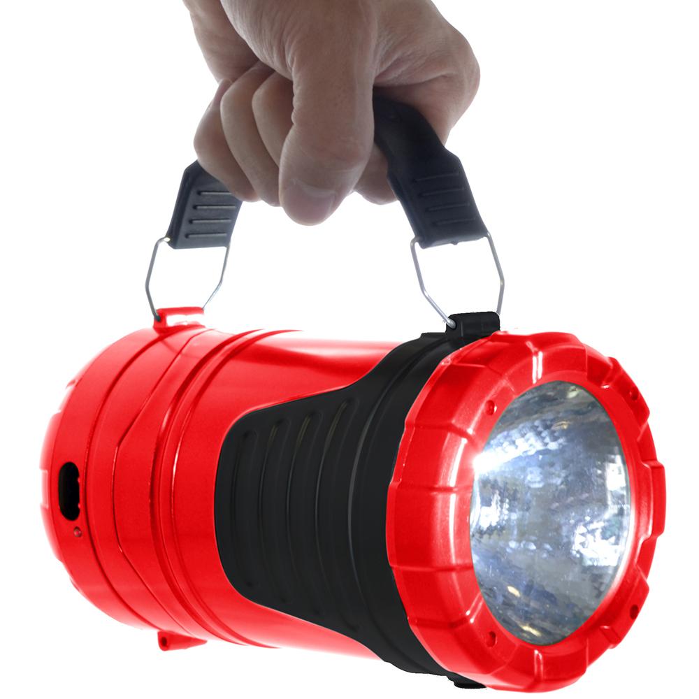 360-Degree Solar Powered LED 5-in-1 Lantern Sports & Outdoors - DailySale