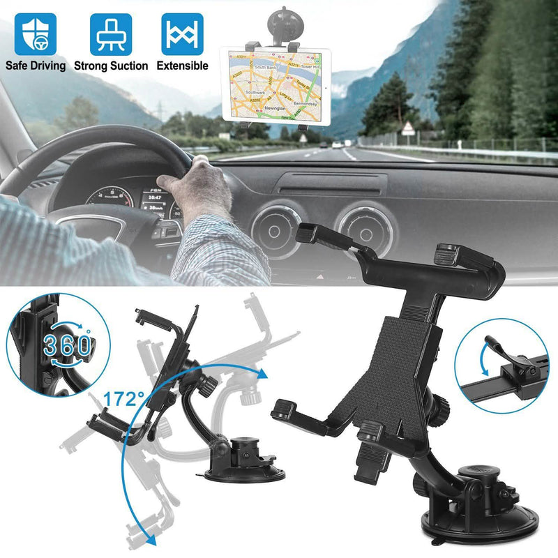 360° Car Windshield Tablet Mount Automotive - DailySale