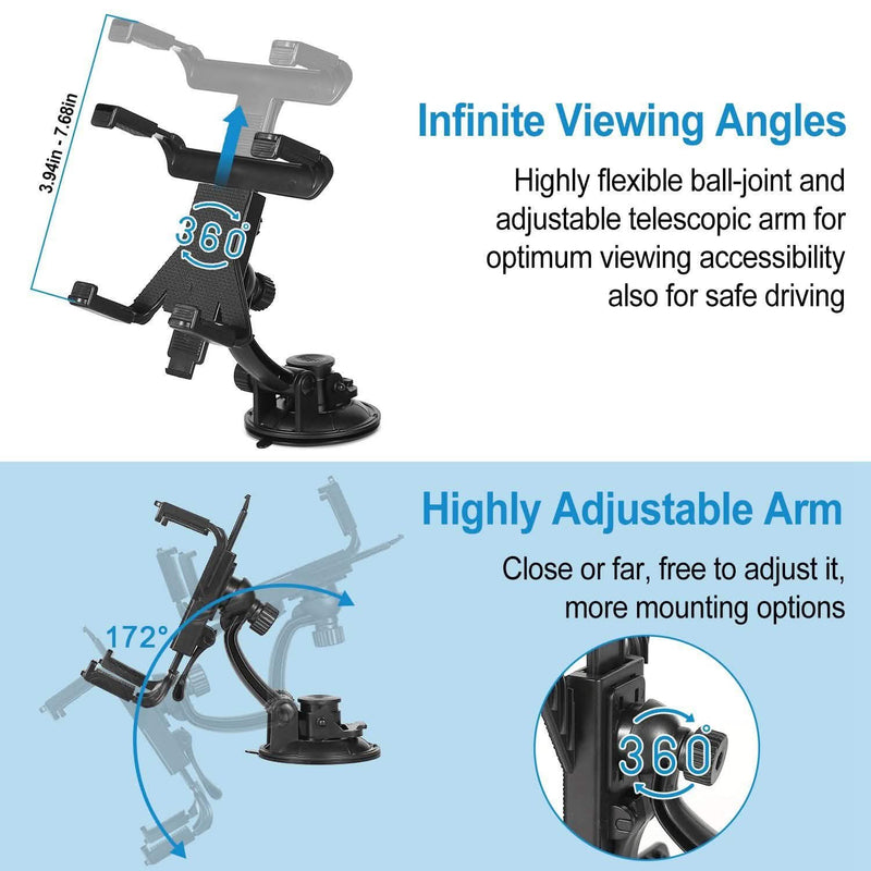 360° Car Windshield Tablet Mount Automotive - DailySale