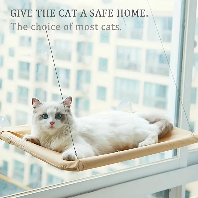 360° Cat Window Hammock: A Space-Saving Sunny Seat for Indoor Cats! Pet Supplies - DailySale