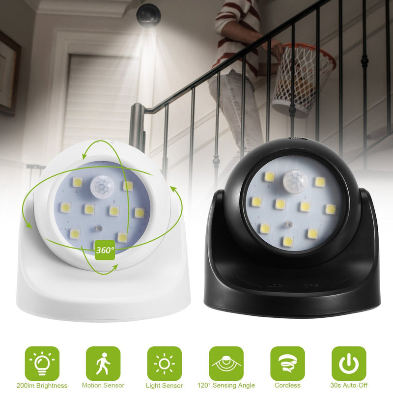 360° LED Light Sensor Cordless Night Lamps Outdoor Lighting - DailySale